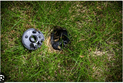Broken sprinklers